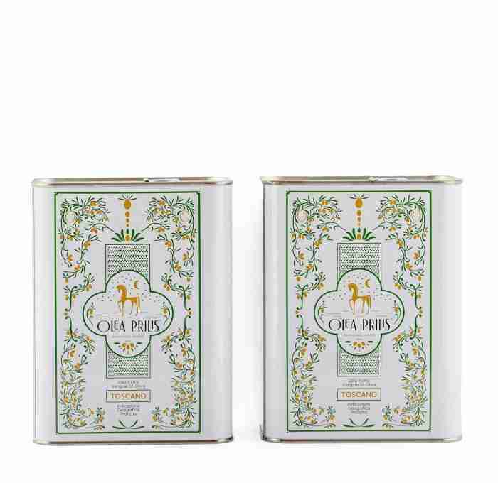 IGP Toscano Organic EVOO In recycled metal tins pack